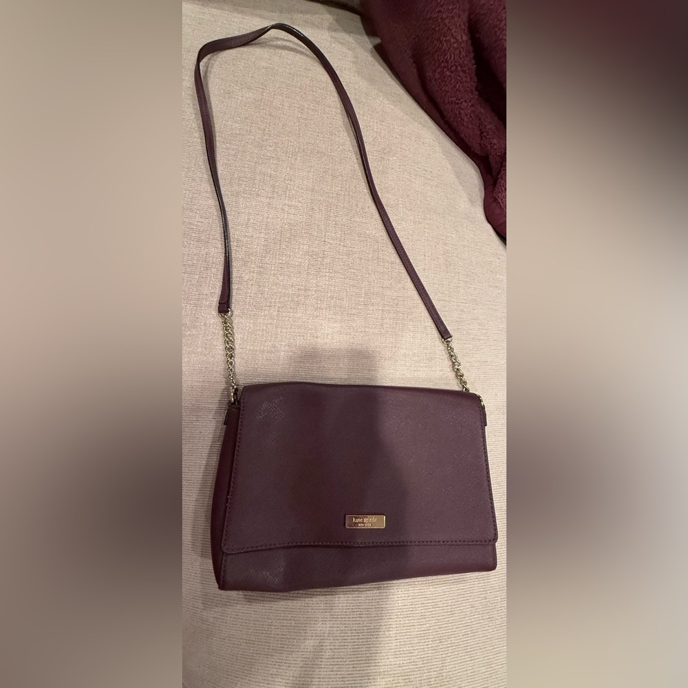 Kate Spade Chic Plum Crossbody Bag